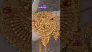 New collection 2gram gold plated raani haarRani haar designs with pricejewelleryviralvideoshorts [upl. by Htnicayh]