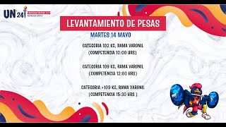 LEVANTAMIENTO DE PESAS  CATEGORÍA 109 KG [upl. by Aedrahs744]