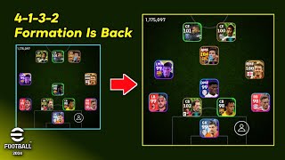 Unique 4132 Formation Is Back  How To Get Hidden Formations In eFootball 2024 Mobile ✨😀 [upl. by Aikkin]