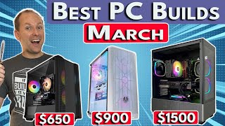 🔥 1440P Gaming is Cheap 🔥 650 amp 900 1440p Build 1500 4K  Best PC Build 2024 March [upl. by Oyek]