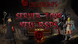 BRAND NEW RSPS 2024  GUIDE Server Tour  DelusionPS [upl. by Arbrab]