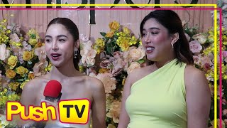 Julia Barretto Dani Barretto on supporting each other’s brands  PUSH TV [upl. by Melleta]