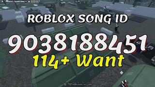 114 Want Roblox Song IDsCodes [upl. by Milton439]