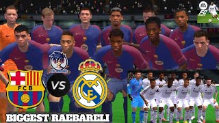 FC BARCELONA🤴🆚 REAL MADRID👑BIGGEST RIVALRY🤯 AND WORLD🌍 BEST PLAYER TWO TEAMS🤙FC25 MOBILE GAMES🎮💕🇧🇩 [upl. by Manheim]