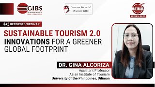 Webinar Dr Gina Alcoriza Asst Professor  University of the Philippines  GIBS IRE Talks Series [upl. by Geoff]