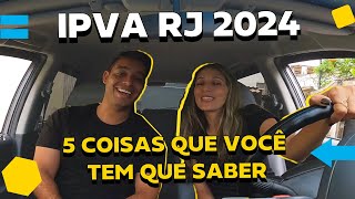 IPVA RJ 2024 valores datas e formas de pagamento  ChamaoGringo [upl. by Nalra]