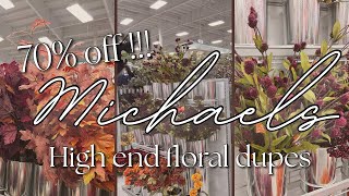 MICHAELS AMAZING FLORAL DUPES 2024  HIGH END FLOWER DUPES [upl. by Reider]