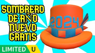 CONSIGUE SOMBRERO FELIZ AÑO NUEVO 2024 GRATIS [upl. by Benkley460]