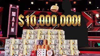 WSOP Main Event 2024 FINAL TABLE  A Champion is Crowned 10000000 FIRST PRIZE [upl. by Adebayo]