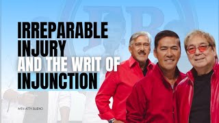 INJURY OR HARM MUST BE IRREPARABLE  INJUNCTION  EATBULAGA  TVJ  DABARKADS  LAWYER EXPLAINS [upl. by Wilhelmine]