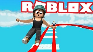 HIGHEST PARKOUR EVER IN ROBLOX  Roblox Ride a cart to the winners [upl. by Anirec]