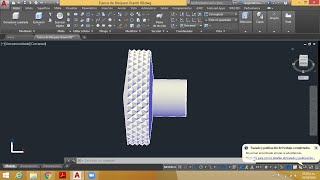 Cómo dibujar un Moleteado en Autocad 3D [upl. by Anilocin]