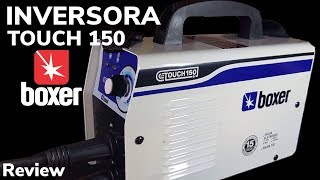 INVERSORA BOXER TOUCH 150 BV UMA MÁQUINA DE SOLDA PARA SOLDAR EM QUALQUER LUGAR É DA BOXER SOLDAS [upl. by Ab970]