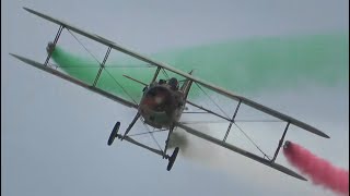 Jesolo Air Show 2024 Caproni Ca3 amp Spad SXIII Saturday Show FHD [upl. by Crane]