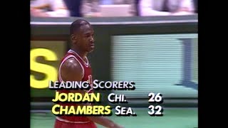 Sonics vs Bulls 3291988 Highlights – Tom Chambers 32 Points [upl. by Yemarej]