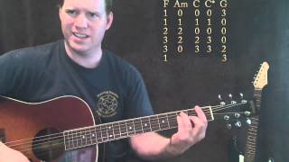 Stubborn Love Guitar Lesson CORRECT by Lumineers [upl. by Arline]