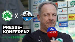 Zorniger quotMehr als ärgerlichquot  PK nach SGFSCP [upl. by Fiorenza]