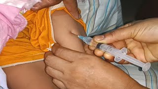 IM Intramuscular Arm injection Dexamethasone amp Amikacin injection Video 24 Ep 51 Injection Tips [upl. by Noslen]