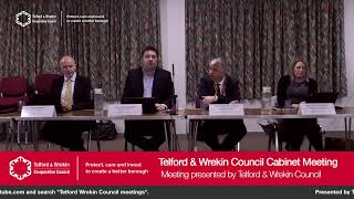 Telford amp Wrekin Cabinet Meeting  Thursday 4 January 2024 [upl. by Ymmit]