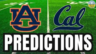 Auburn vs Cal PREDICTIONS  2024 College Football Predictions [upl. by Haslam]