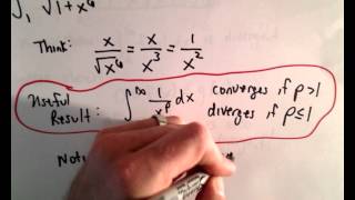 Direct Comparison Test for  Improper  Integrals [upl. by Dallman374]