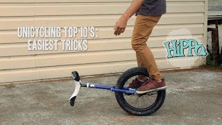 Unicycle Top 10s  Easiest Tricks [upl. by Erwin]