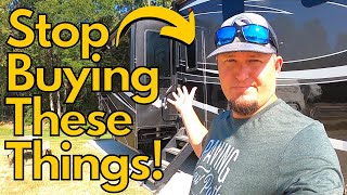 Save Your Money Youll Thank Us Later Stop Buying These Things Fulltime RV Living [upl. by Hennessey884]