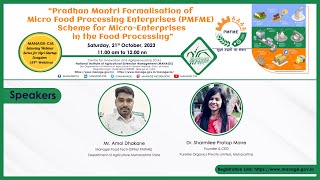 PMFME Scheme for MicroEnterprises in the Food Processing [upl. by Yci]