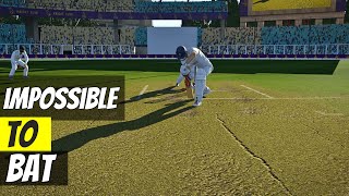 BATTING On The WORST PITCH In Cricket 24 [upl. by Lara997]