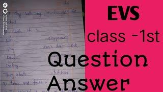 EVS class 1 worksheet Kidslearningp [upl. by Ailegna]