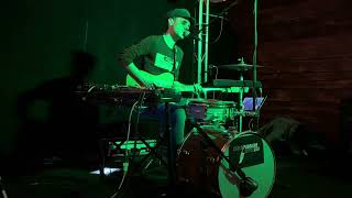 Carlo Poddighe « LA Woman » The Doors cover  La Cale Nancy France 15022024 SuperEgo One Man Band [upl. by Gnoz]