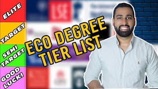 UK Economics Degree Tier List  Investment Banking Target UniversitiesBest University for Economics [upl. by Jesse]