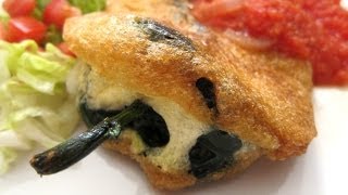 How To Make Chiles Rellenos  Chile Relleno Recipe  Hilah Cooking [upl. by Strawn573]