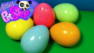 6 Littlest Pet Shop surprise eggs LPS surprise eggs Each egg holds a different lovable pet [upl. by Ahseel534]