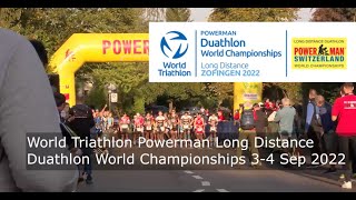 Highlights World Triathlon Powerman Zofingen Long Distance Duathlon World Championships 3 4 Sep 22 [upl. by Ydieh]