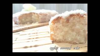 Egg Less Coconut Cake  How To Make Coconut Cake  Eggless Recipe  Homemade Coconut Cake [upl. by Niffirg]