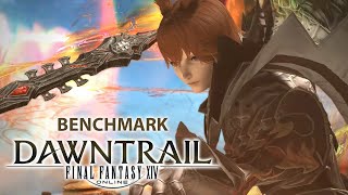 FINAL FANTASY XIV  DAWNTRAIL  BENCHMARK  ALL SETTINGS  NVIDIA GTX 1650  i79750H [upl. by Mcmullan]