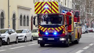 Pompiers Lyon Engins compilation [upl. by Orodisi]