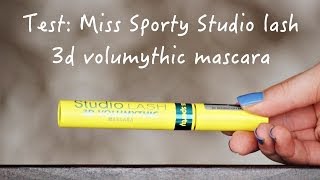 Test Miss Sporty Studio Lash 3D Volumythic Mascara [upl. by Aina403]