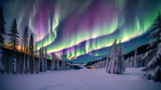 Experience the Northern Lights Aurora Borealis in Motion 🌌✨ [upl. by Fink527]