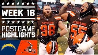 Chargers vs Browns  NFL Week 16 Game Highlights [upl. by Nosmirc592]