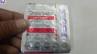 Arkamin Tablet  Clonidine Tablet  Arkamin Tablet uses side effects benefit Review Hindi [upl. by Gannon]