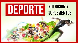 NUTRICIÓN DEPORTIVA INTEGRATIVA y SUPLEMENTACIÓN básica 🏃🏃‍♀️🏋🚴‍♀️ [upl. by Narf]