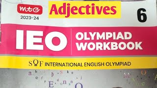 Class 6 IEO workbookAdjectives [upl. by Rollie]