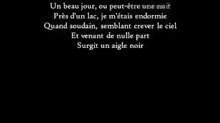 Barbara  LAigle noir  Paroles [upl. by Wilfreda]