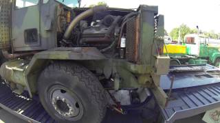 Oshkosh M911 Detroit Diesel 8V92TANo exhaust turbo sound MACKDAG 2013 truckshow [upl. by Reinaldos]