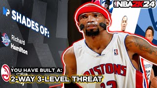 NBA 2K24 BEST RICHARD HAMILTON BUILD [upl. by Reimer448]