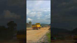 Dump Truck at Pan Borneo Highway Sabah [upl. by Hahnke]