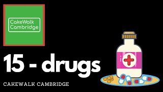 IGCSE Biology 15  Drugs  CakeWalk Cambridge [upl. by Eckel]