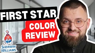 Light amp Airy Gray SherwinWilliams First Star Color Review 2024 [upl. by Roxie]